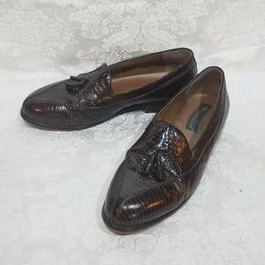 Stacy AdamsGenuine Snake Skin Leather Shoes